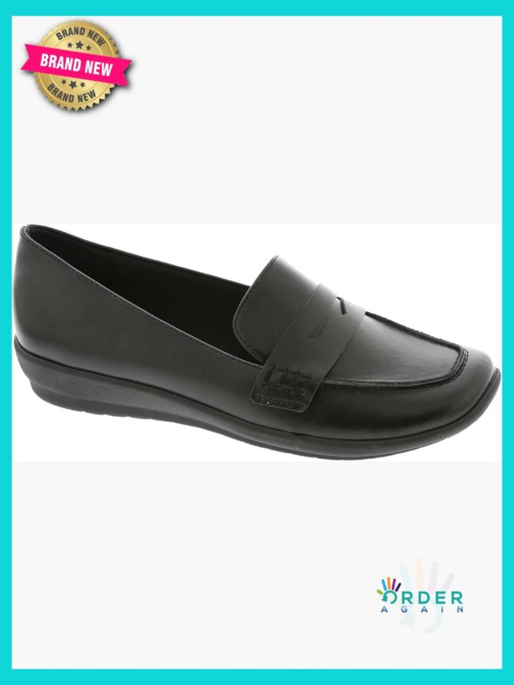 Lightweight Flexible Slip On Loafer Comfort Walking Shoes Arch Support Wedge